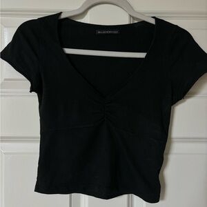Brandy Melville cinched black tee